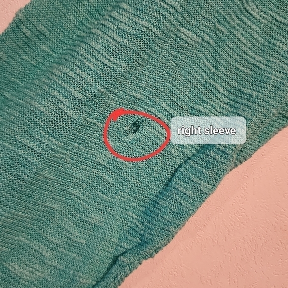 Eileen Fisher Organic Linen Cotton Blend Tunic Sweater Size 2X (FLAWED holes) - Picture 4 of 11